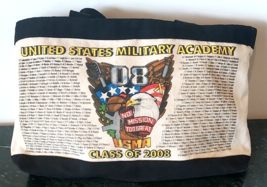 United States Military Academy West Point Class Of 2008 Canvas Bag Tote ... - £38.69 GBP