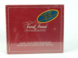 Trivial Pursuit Baby Boomer Master Game Genus Edition Card Set Unopened Sealed - £34.81 GBP