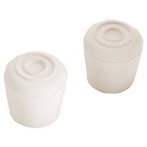 Magic Sliders Rubber Leg Tip White Round 1-1/4 in. W 2 pk - $23.49 CAD