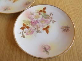 Set 2# VTG Bavaria Schumann Arzberg Germany Wild Rose 6” Dessert Plate M... - £14.30 GBP