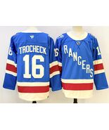 Men&#39;s Vincent Trocheck Blue Jersey New York Rangers Centennial Uniform - $1,231.80 MXN
