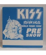 KISS - ORIGINAL VINTAGE 1992 REVENGE CONCERT TOUR CLOTH BACKSTAGE PASS - $187.91 MXN