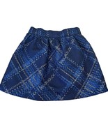 Janie and Jack Shimmer Plaid Skirt Blue Multi-Color 2T Adjustable Waist - $19.20