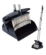 51&quot; Easy Upright Broom And Dustpan Set W/ Lid Stainless Steel Combo Swee... - £37.65 GBP
