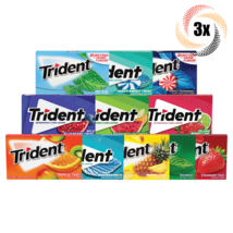 3x Packs Trident Variety Sugar Free Gum | 14 Sticks Per Pack | Mix &amp; Match! - £8.33 GBP