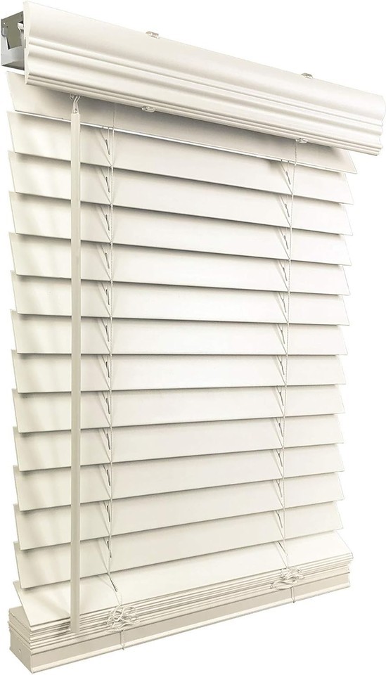 Manual Control 2" Cordless Faux Wood Blinds - Indoor Use, Easy Installation Item image 3