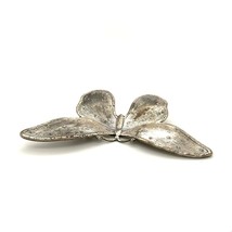 Vintage Sterling Silver Signed Beau Detailed Large Butterfly Statement Brooch - £50.61 GBP