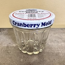 Vintage Ocean Spray Cranberry Mold 18 oz JAR &amp; lid Thanksgiving Christmas EUC - £14.39 GBP