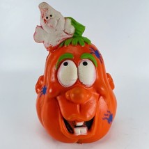Dan Dee Foam Halloween Pumpkin Head Jack O Lantern Ghost Horror VTG 1989 JOL - £8.44 GBP