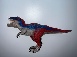 Schleich Special Tyrannosaurus Rex Dinosaur Blue / Red Moveable Jaw 11 in 72155 - £19.60 GBP