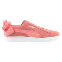 Puma Suede Bow Shell Pink White Womens Size 6 Casual Sneakers 367317 01 - £35.84 GBP