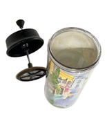 Vintage Starbucks Bodum French press Travel Cup Switzerland Street Scene... - £21.21 GBP