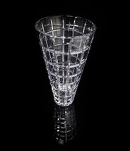 Fabergé Crystal Atelier Collection "Metropolitan" Vase - 13” H x 4.5" W x 2.5"B image 3