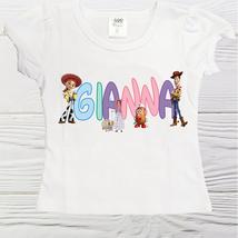 Toy Story birthday shirt  Personalized Girls shirt Toy Story name girls shirts  - £15.85 GBP+
