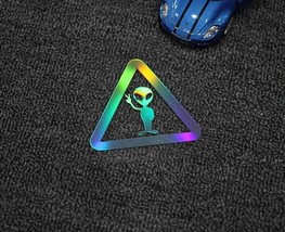 Laser s Peace Sign Sticker Funny Vinyl Triangle Car Decals Car Styling  For Cars - £35.22 GBP