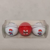 Nebraska Cornhuskers Herbie Husker Logo Golf Balls 3 in Sleeve Spalding - £12.74 GBP