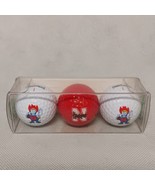 Nebraska Cornhuskers Herbie Husker Logo Golf Balls 3 in Sleeve Spalding - £12.04 GBP