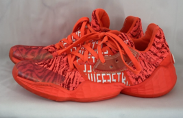 Men&#39;s Adidas James Harden Vol 4 Solar Red Basketball Sneakers EH2409 Siz... - $56.99
