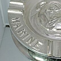 United States Marine Corps Ashtray Made in USA of Solid Alum Chrome Plated image 7