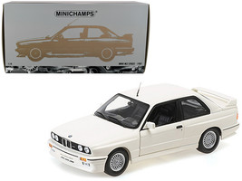 1987 BMW M3 Street White 1/18 Diecast Model Car by Minichamps - $247.48