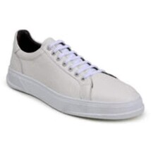 Matteo Black Belvedere Shoes Sneaker Deerskin Leather Milk image 7