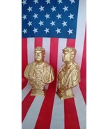 Set of  2 Statues  5&quot; Donald J Trump God Emperor Bust 45th President 3D ... - €16,95 EUR