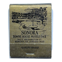 Sonora Towne House Motel Hotel Resort California Match Book Matchbox - £3.90 GBP