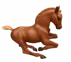 Breyer Horse Toy Laying Down Foal Chestnut Vintage - $21.04
