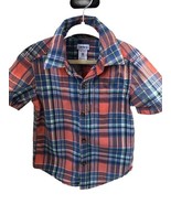 Carter’s Short Sleeve Button Up Plaid Shirt Size 3 T - $12.87 CAD