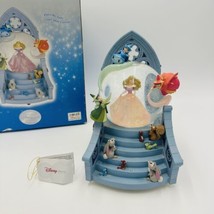 Disney Store Snow Globe Aurora with Fairies Once Upon A Dream Song Works Lights - £196.59 GBP