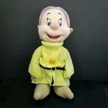 Snow White &amp; Seven Dwarfs Dopey 14&quot; Plush Stuffed Animal Disney World On... - $25.73