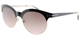 Tom Ford Sunglasses angela round metal sunglasses with brown graident le... - $198.00