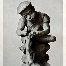 1927 Thorn Extractor Clay Statue Priene Antique Art Print Ephemera DWM7A - £15.69 GBP