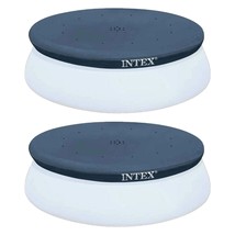 Intex 10 Foot Easy Set Above Ground Swimming Pool Debris Round Cover (2 ... - $54.99