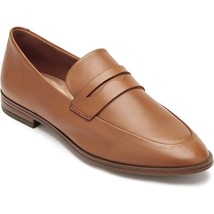 Rockport Women Slip On Penny Loafer Perpetua Dec Loafer Size US 9.5M Cumin Brown - £52.15 GBP