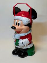 Disneyland Santa Mickey Popcorn Bucket - 2013 Holiday Edition - Gently Used - £19.98 GBP