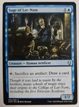 MTG Magic The Gathering Card Sage of Lat-Nam Creature Human Artificer Bl... - £3.78 GBP