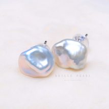 BaroqueOnly Mini size 5A 100% natural Pearl stud earrings 925 sterling silver ea - £18.61 GBP