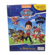 Paw Patrol My Busy Books Nickelodeon Storybook Playmat Ryder 11 Mini Figures - £7.89 GBP