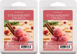 Scentsational Scented Wax Cubes 2.5oz 2-Pack (Strawberry Crunch) - £8.57 GBP