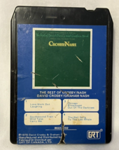 The Best of Crosby/Nash 8-Track Tape Album David Crosby Grahan Nash 1978 Tested - £7.88 GBP