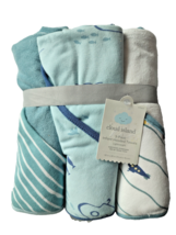 Cloud island infant hooded towels &quot; lightweight 3-pack&quot; - $181.47 MXN