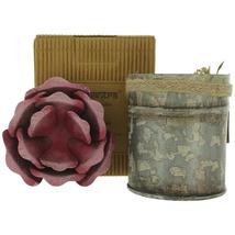 Bali Mantra Handmade Scented Candle In Rose Tin - Peach Grapefruit - £17.14 GBP