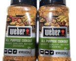 2 Pack Weber All Purpose Cookout Savory Garlicky Buttery Seasoning 8.5oz... - £20.35 GBP