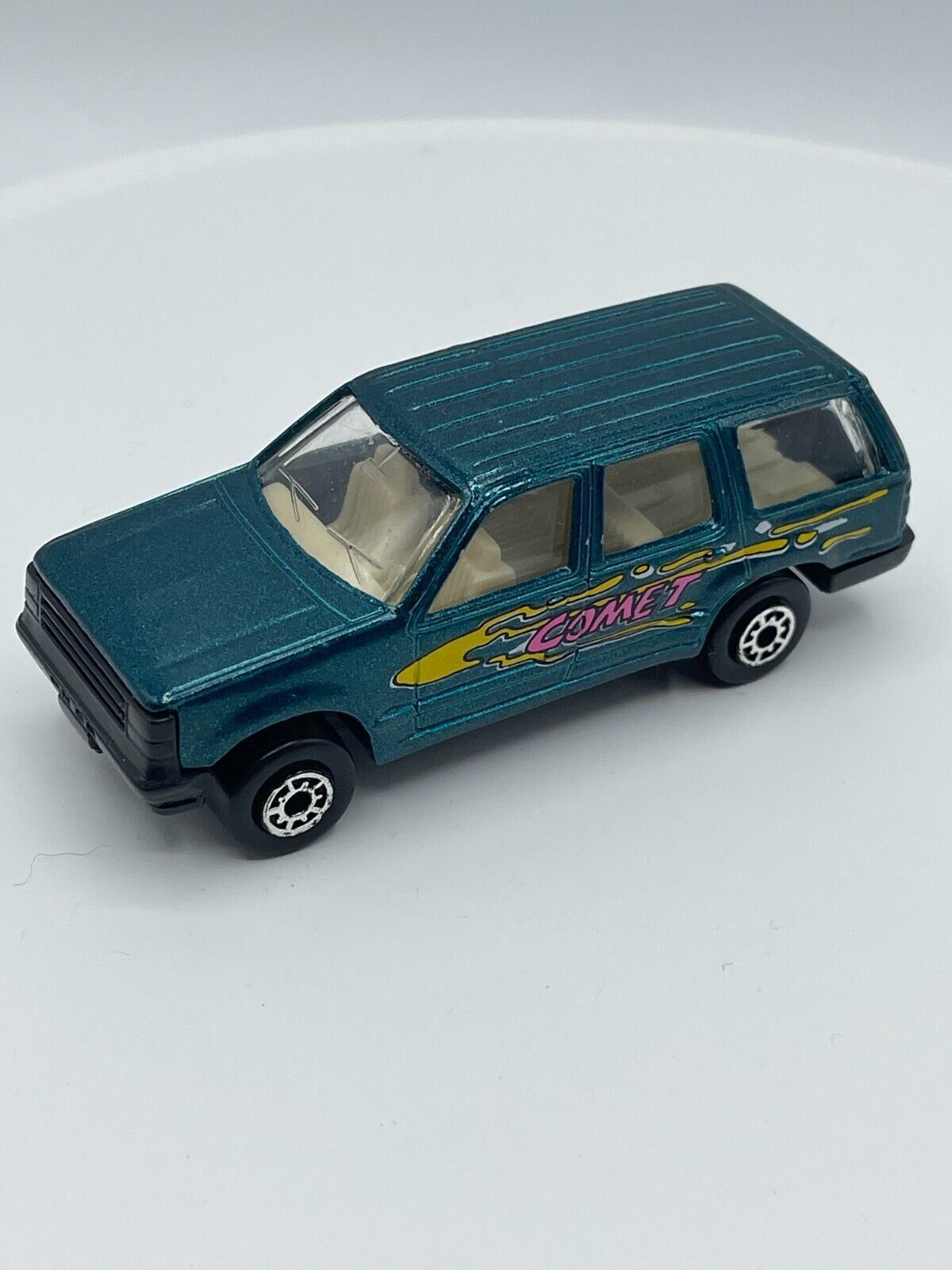 Primary image for Vintage Green Maisto Special Edition Ford Explorer with Comet Graphics 1994