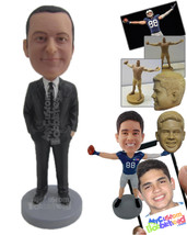 Personalized Bobblehead Best Man Wearing Trendy Formal Outfit - Wedding &amp; Couple - £72.96 GBP
