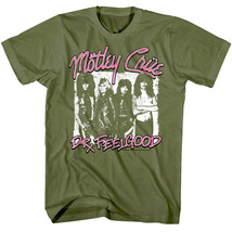 Motley Crue Dr Feelgood Photo Men&#39;s T Shirt Album Rock Band Concert Tour Merch - £22.78 GBP+