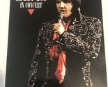Elvis Presley Postcard Elvis In Concert Black Jumpsuit - £2.77 GBP