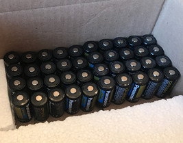 NEW PANASONIC CR123A 3V LITHIUM BATTERY BATTERIES EXP 2028 LOT OF 40 - $74.24