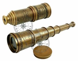 Telescopio antiguo marino victoriano de 18&quot; Regalo de catalejo de latón... - £26.68 GBP